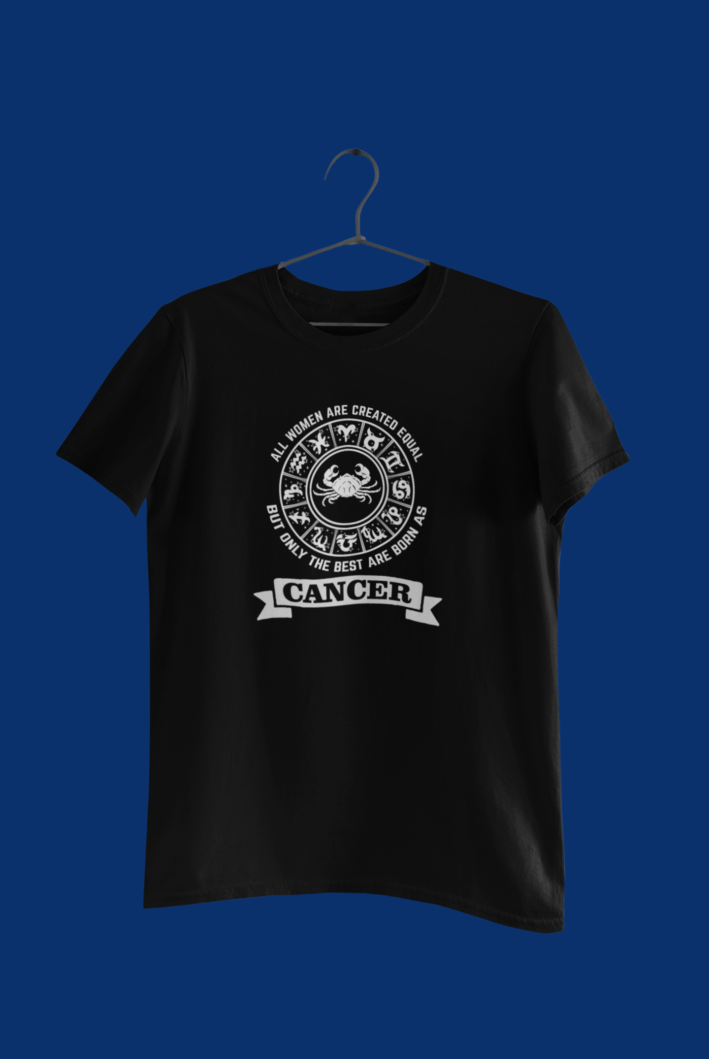 Cancer Zodiac T Shirt- Women