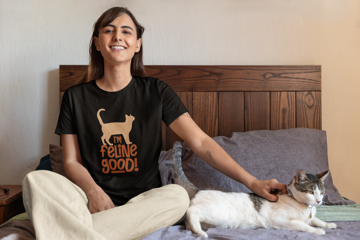 Im Feline Good T Shirt for Girls